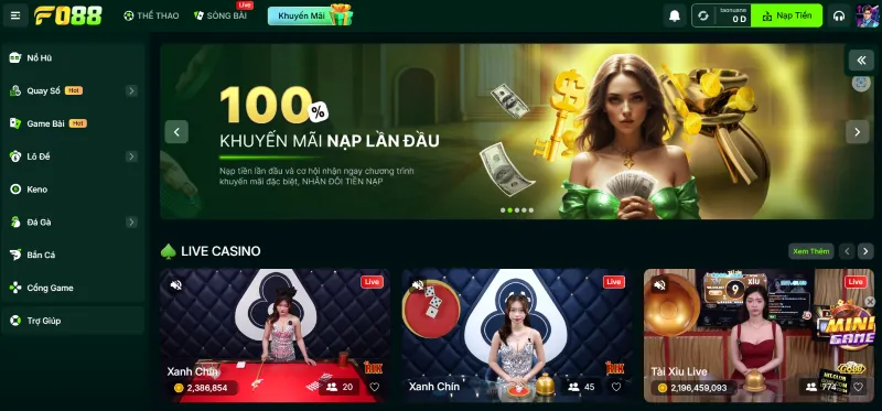 Cầu bệt tài xỉu tại Fo88