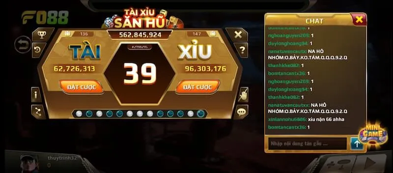 Tài xỉu FO88