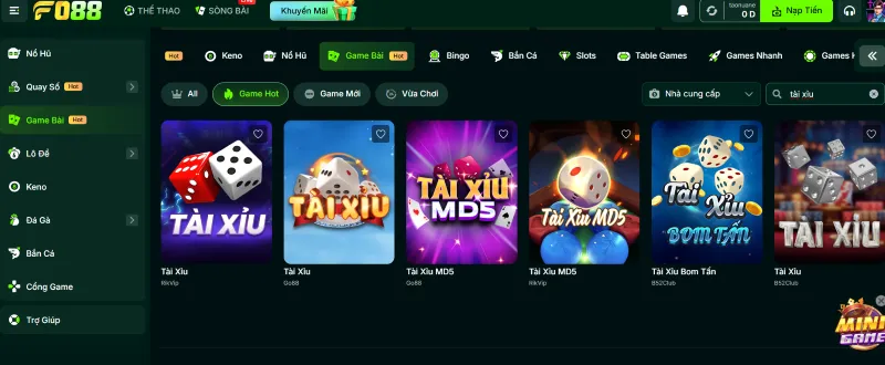 Tâm lý đánh tài xỉu tại fo88