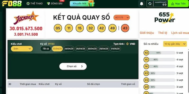 Tỷ lệ thưởng tại sảnh lô đề FO88